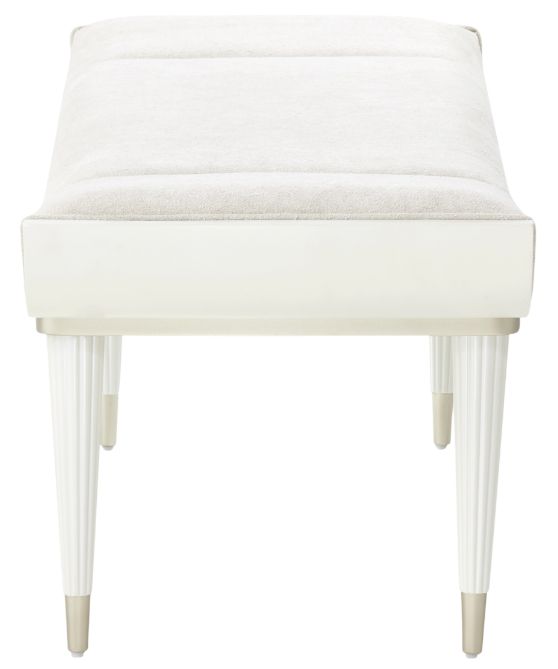 Michael Amini® La Marisia Creamy Pearl Bench-3