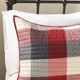 Olliix by Madison Park 6 Piece Red Full/Queen Ridge Reversible Herringbone Coverlet Set-4