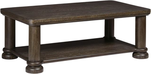 Signature Design by Ashley® Bannette Dark Brown Rectangular Cocktail Table-0