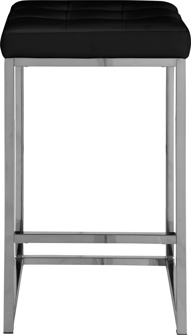 Meridian Furniture Nicola Black Faux Leather Counter Stool-1