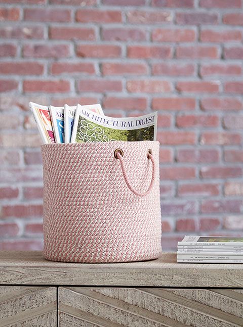 Signature Design by Ashley® Eider Pink Basket-2