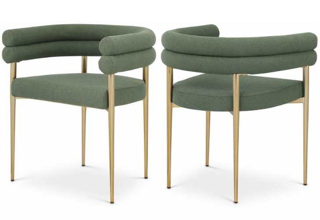 Meridian Furniture Brielle Green Dining Chair-3