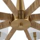 Uttermost® Lautoka Warm Brass 8-Light Chandelier-5