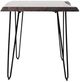 Jofran Inc. Nature's Edge Slate End Table with Black Base-1