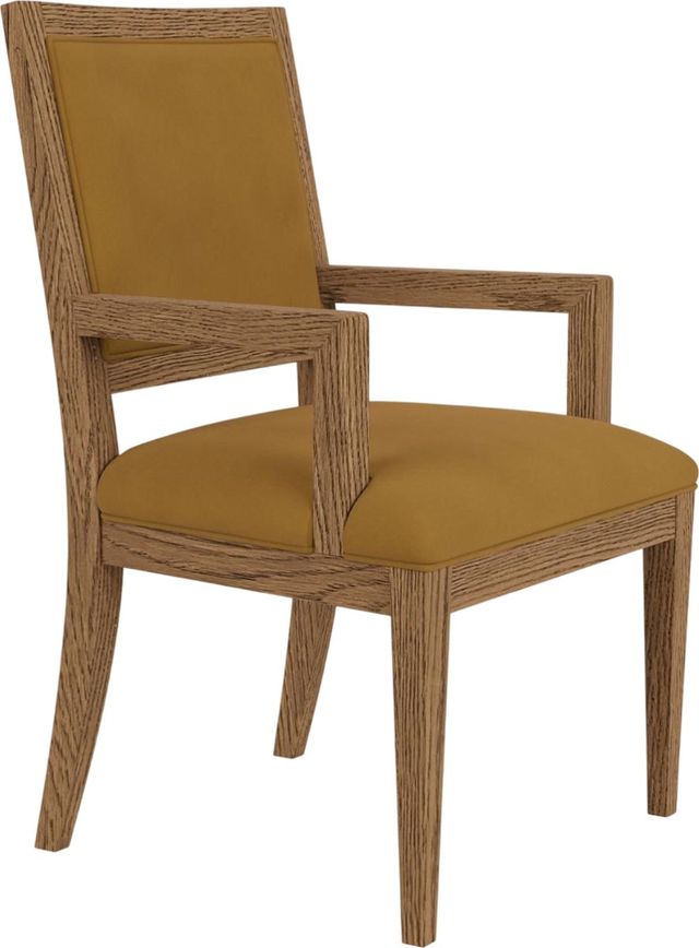 Riverside Furniture Halbrooke 2-Piece Nutmeg Oak Upholstered Back Arm Chair Set-3