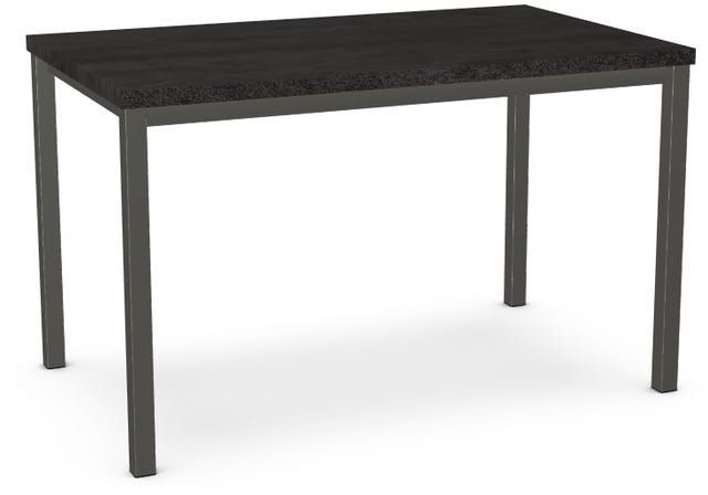 Amisco Customizable Ricard Thermo Fused Laminate Counter Height Table with 1.63" Thick Tabletop-0