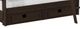 Elements International Cali Kids Brown Twin Over Twin Bunk Bed with Ladder and Trundle-2