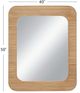 Bassett Mirror Wilson Natural Wall Mirror-4