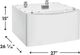 Electrolux Luxury-Glide® 27" White Laundry Pedestal-5