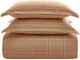 HiEnd Accents Harrington Heritage Plaid 3-Piece Saddle Brown King Bedding Bundle-0