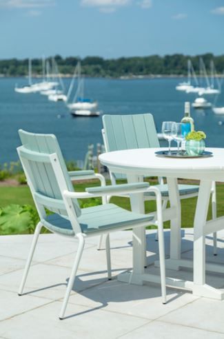 Seaside Casual HIP Stackable Dining Arm Chair-1