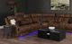 Elements International Halo 2-Piece Black Smart Occasional Table Set-1