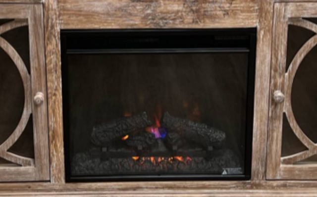 Million Dollar Rustic Light Barnwood Fireplace-1