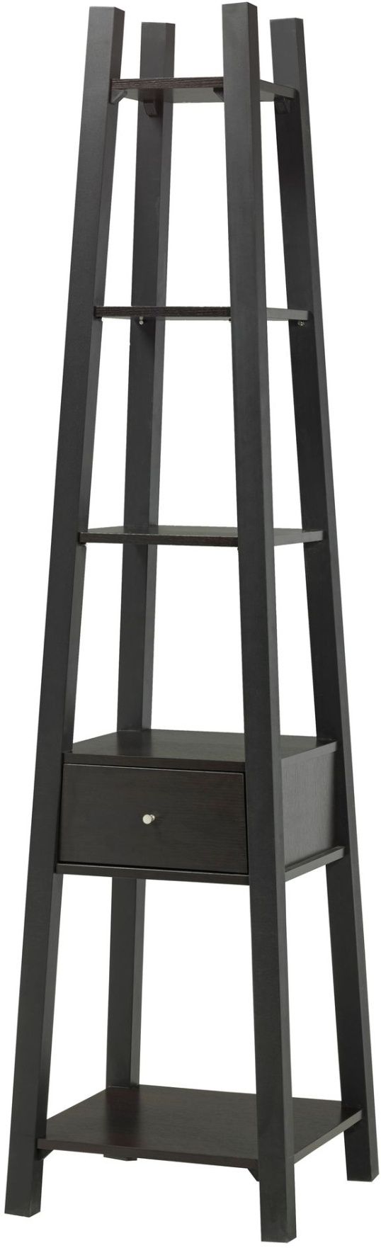 Brassex Inc. Dark Cherry Display Shelf-1