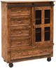 Horizon Home® Urban Rustic Brown Barn Door Chest-0