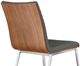 Armen Living Cafe 4-Piece Gray/White Cafe Dining Chair Set-5