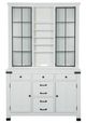 Magnussen Home® Harper Springs Silo White Server with Hutch Set-2