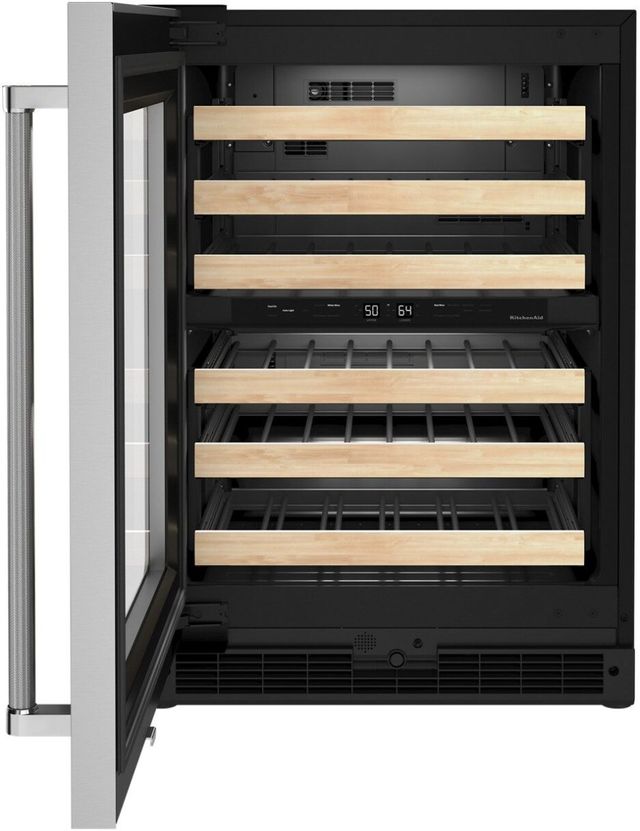 KitchenAid® 24" Stainless Steel Wine Cooler-4
