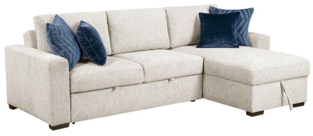 Homelegance® Isla 2-Piece Beige Sectional with Reversible Chaise-0