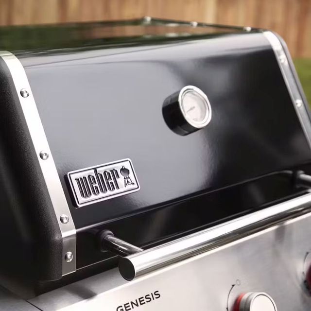 Weber® Grills® Genesis E-315 3-Burner Black Freestanding Liquid Propane Gas Grill-6