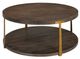 Uttermost® Palisade Walnut Coffee Table with Antique Gold Frame-0