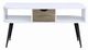 ACME Furniture Halima White Coffee Table with Black Base-1