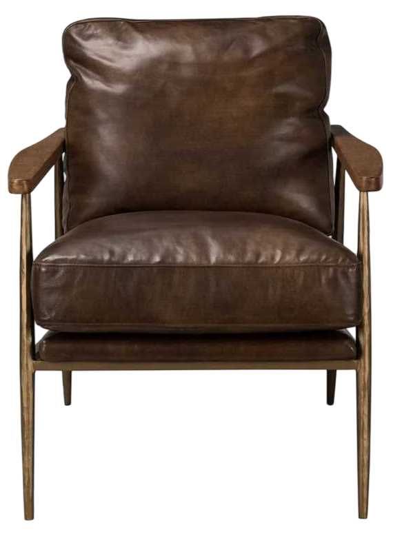 Classic Home Christopher Truffle Brown Accent Chair-2