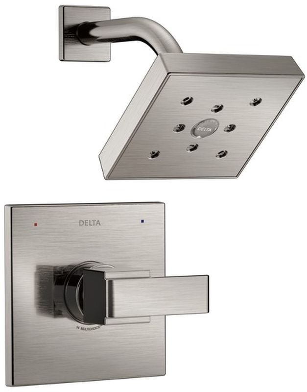 Delta Ara® Monitor® 14 Series H2Okinetic® Stainless Shower Trim-0
