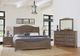 Vaughan-Bassett Cool Farmhouse Gray Queen Sleigh Bed-1