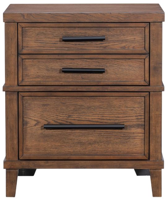 Legacy Classic Horizons Dark Amber 2-Drawer Nightstand-2