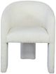Century® Cadence Off-White Open Leg Upholstered Dining Chair-1