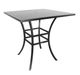 CabanaCoast® Monaco Aluminum 32" Outdoor Square Dining Table-0