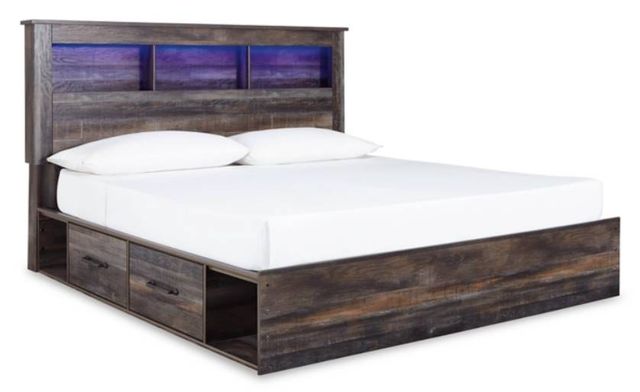 Signature Design by Ashley® Drystan 4-Piece Multi King Storage Panel Bed Set-1