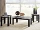 Signature Design by Ashley® Jazmore 3-Piece Gray Top Occasional Table Set with Dark Brown Base-2