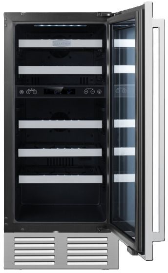 Marathon® 15" Stainless Steel Dual Zone Built-In Wine Cooler-1