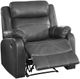 Mazin Furniture Yerba Gray Lay Flat Reclining Chair-0