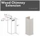ZLINE 61" Cottage White Wall Hood Extension-2