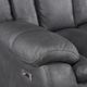 New Classic® Home Furnishings Morello Gray Power Reclining Console Loveseat-5