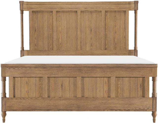 Legacy Classic Vintage Market Barnwood Oak Queen Shelter Bed-2