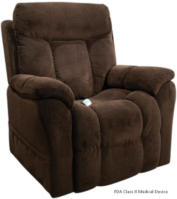 Mega Motion® Trio Grande Domain Chocolate Power Lift Recliner-3