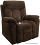 Mega Motion® Trio Grande Domain Chocolate Power Lift Recliner-3