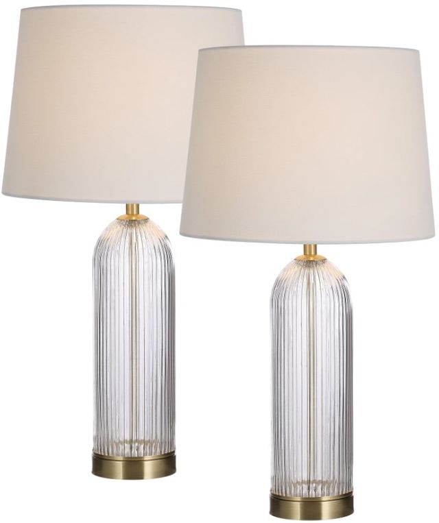 Renwil® Everren Ocala 2-Piece Clear Table Lamp-2
