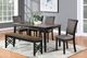 New Classic® Home Furnishings Potomac Black/Brown Bench-1