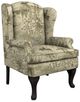 Best® Home Furnishings Customizable Sylvia 31'' Wing Back Chair with Espresso Legs-0