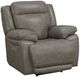 Bassett® Furniture Club Level Evo Pewter Leather Wallsaver Power Recliner -0