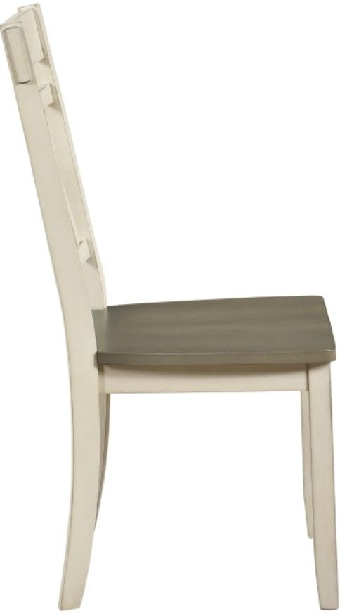 Homelegance® Ogden Brown/White Dining Side Chair-3
