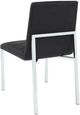 Modus Furniture Amalfi Chrome/Soot Upholstered Dining Side Chair-3