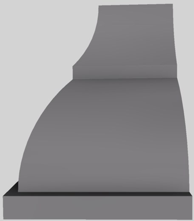 Vent-A-Hood® Designer Series 60" Gunsmoke Wall Mounted Range Hood-1