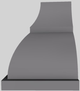 Vent-A-Hood® Designer Series 60" Gunsmoke Wall Mounted Range Hood-1