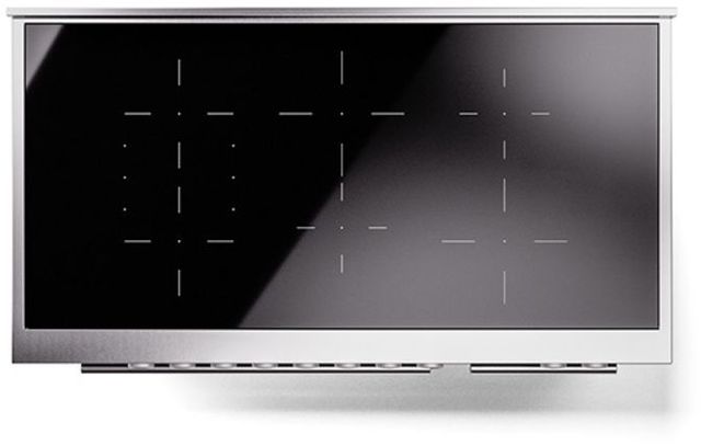 Ilve® Professional Plus II 48" Blue Grey Pro Style Induction Range-2